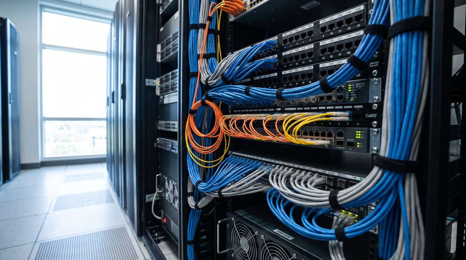 Zəif cərəyan sistemləri: CCTV, access control, structured cabling