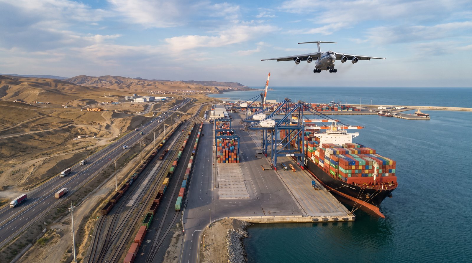 Sea-air multimodal marşrutlar